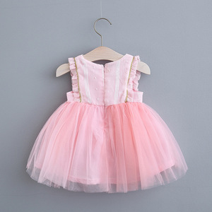 Tulle delle ragazze 2021 di estate della principessa del vestito del bambino 6 a <span class=keywords><strong>9</strong></span> <span class=keywords><strong>mesi</strong></span> - Product Image 3