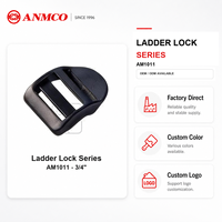 Quincaillerie pour sangle avec verrouillage échelle pour ajustement de la longueur de la sangle, compatible avec les composants ANMCO pour la production