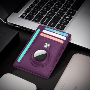 Slim Genuine Leather RFID Blocking Minimalist Front Pocket <b>Card</b> <b>Holder</b> <b>Wallet</b> with Fashion Design - Product Image 2