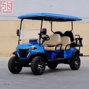 Carrito de golf profesional de 6 plazas Colores exteriores personalizables Combustible eléctrico de 48V Múltiples funciones para varias ocasiones - Product Image 3