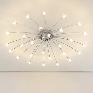 Lámpara LED de techo de lujo para sala de estar, dormitorio, estudio, decoración del hogar, accesorios de iluminación