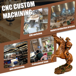 Tùy chỉnh CNC phay dịch vụ gỗ đồng khắc trang trí thủ công đánh bóng kết thúc thép không gỉ khoan chuốt sồi - Product Image 2