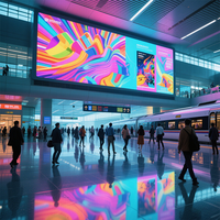Pour Cosun LED panneau écran d'affichage intérieur pour haute vitesse Rail aéroport centre commercial société fête et ascenseur mur publicité