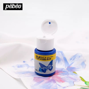 Juego de <span class=keywords><strong>pintura</strong></span> acrílica <span class=keywords><strong>textil</strong></span> DIY Pebeo 29ml/500ml tinte de tela para camisetas/zapatos/bolsos lienzo de tinta de pantalla de seda permanente hecho en China - Product Image 1