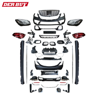 Pour W222 2014-2020 passer au kit carrosserie modèle S63 AMG pour Mercedes benz classe S avec calandre de pare-chocs avant et arrière