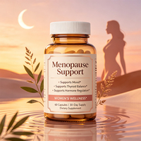 Capsules de qualité supérieure pour la ménopause, marque privée OEM, pour soutenir l'humeur, l'équilibre thyroïdien et la régulation hormonale