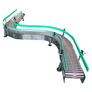 Op Maat Gemaakte Platte Ketting Transportband Drankvullijn Flexibele Transportband U-Vorm Ringdraai Transportband - Product Image 6