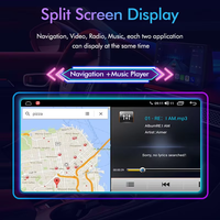 Radio Android Universal para Auto con Pantalla IPS 2K Android 12, Sistema de Navegación GPS, Pantalla Dividida, CarPlay, DSP, Vista Panorámica de 360°, Tablero