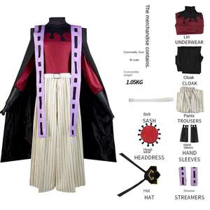 Costume d'anime Demon Slayer <span class=keywords><strong>Douma</strong></span>, costumes de cosplay, ensemble veste et pantalon, unisexe, adultes, matière polyester, pour les fêtes, les vacances - Product Image 4