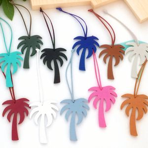 Colorful <b>Charm</b> Fashion Mini Coconut Tree Pendant Pu Leather <b>Bag</b> Accessory for Women Gift Giving - Product Image 1