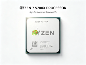 Processeur Ryzen 7 5700X 2026, CPU 8 cœurs 16 threads, 3,4 GHz de base, 4,6 GHz en boost, processeur de bureau AM4, fabriqué en Chine - Product Image 1