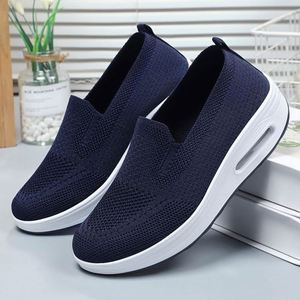 Chaussures chaussettes légères et respirantes à bout fermé, baskets décontractées personnalisées pour femmes, chaussures de sport automne-printemps - Product Image 1