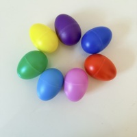 Plastic Egg Percussion Hand Shaker Party Noisemaker Kids Music Toy for School Activities