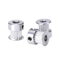 Poulie synchrone GT2 GT3 2GT 16-60T, alésage 5-8mm, en aluminium, faible jeu, pour module linéaire d'imprimante 3D