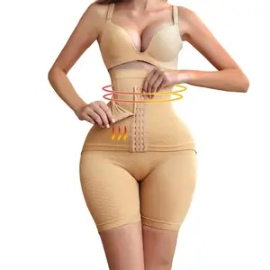 Culotte courte amincissante grande taille personnalisée pour femmes Contrôle du ventre Cincher Waist Trainer Butt Lifter Shaper