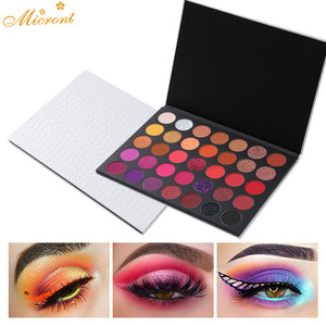 Nouvelle palette de fards à paupières 35 couleurs imperméable pour le commerce extérieur, effet nacré, pailleté, mat et texture purée de pommes de terre - Product Image 3