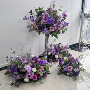 SPR mode fête de mariage anniversaire bébé douche hôtel <span class=keywords><strong>maison</strong></span> fleur boules événement Table pièce maîtresse fleur artificielle pour la décoration - Product Image 5
