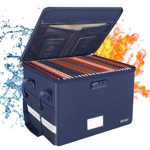 Đóng mở chống cháy hộp tập tin với đêm Dải phản chiếu và khóa xách tay nộp hồ sơ tổ chức - Product Image 1