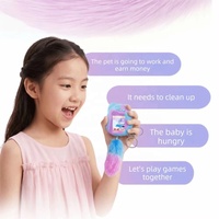 Console de jeu électronique portable pour enfants, jouet éducatif avec écran LCD, mini-animaux électroniques avec porte-clés