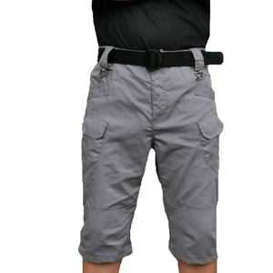 Pantalones Cargo Casuales Personalizados para <span class=keywords><strong>Hombre</strong></span>, Talla Grande, Tácticos, Impermeables, de Entrenamiento, con Múltiples Bolsillos, Resistentes al Viento, Estilo de Frente Plano - Product Image 4