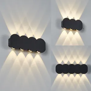 Lámpara led de pared personalizada, iluminación para exteriores, jardín, patio, luces de pared, 3000k