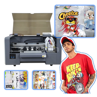 Imprimante DTF Gwin format A3 pour T-shirts, machine d'impression double tête XP600, traceur rouleau à rouleau avec film PET pour impression sur tissu