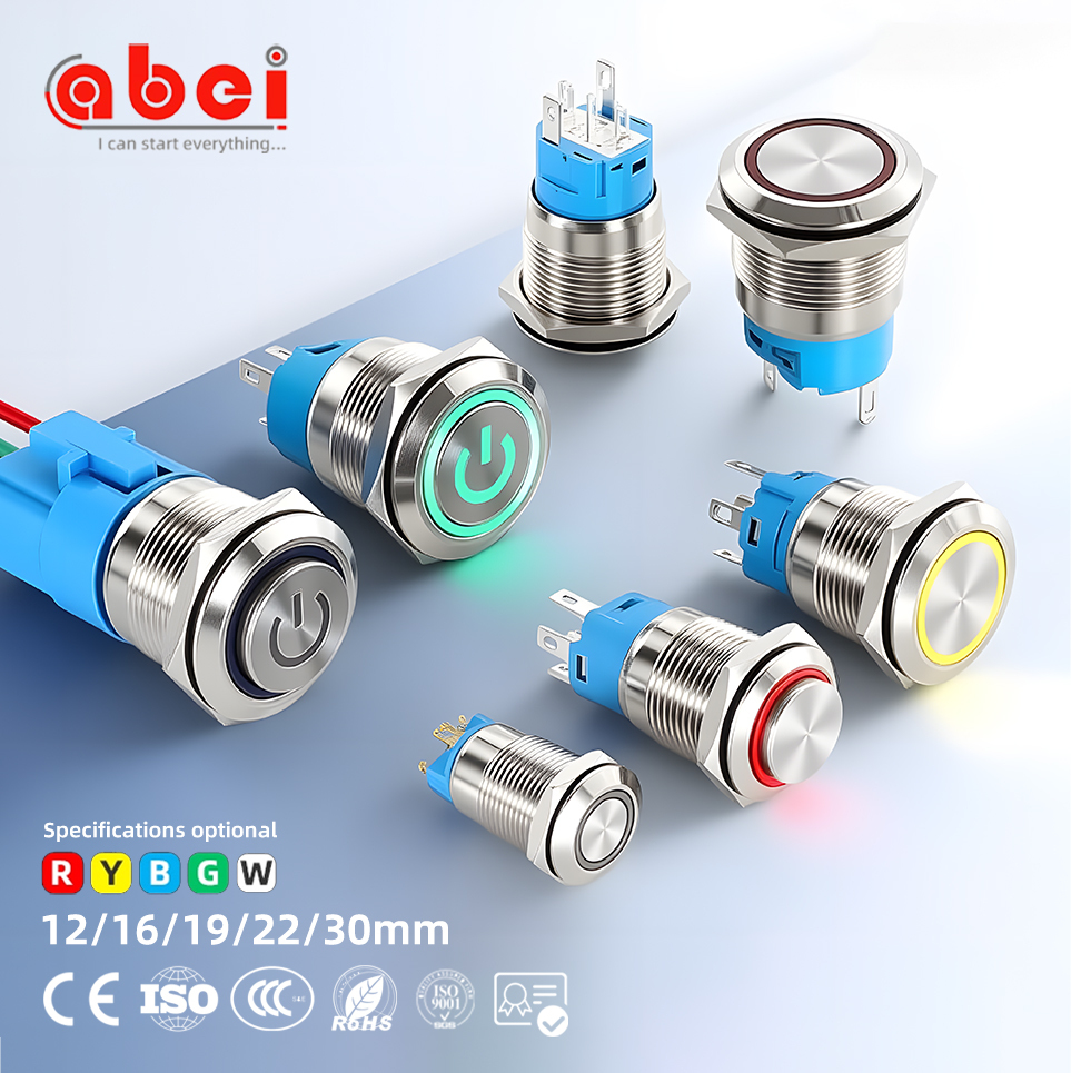 On off <strong>Push</strong> <strong>Button</strong> <strong>Switch</strong> Solution <strong>12mm</strong> 16mm 19mm 22mm Stainless Steel <strong>Push</strong> <strong>Button</strong> <strong>Momentary</strong> Metal <strong>Push</strong> <strong>Button</strong> <strong>Switches</strong>