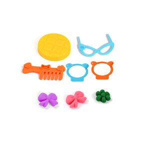 Ensemble de pâte à modeler pour salon de coiffure en plastique pour enfants, <span class=keywords><strong>jouet</strong></span> de simulation de barbier pour enfants - Product Image 4
