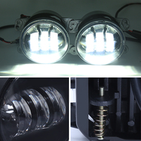 Luces LED antiniebla de alta calidad, 4 pulgadas, 60W, Bombilla, proyector de lente automático para conducción fuera de carretera, para Jeep Wrangler JK