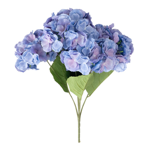 Gaomi CBXQ-807 Ramo de 5 Cabezas de Hortensias Artificiales de Doble Pétalo para Sesiones de Fotografía en Estudio y Arreglos Florales para Mesas de Banquete - Product Image 1