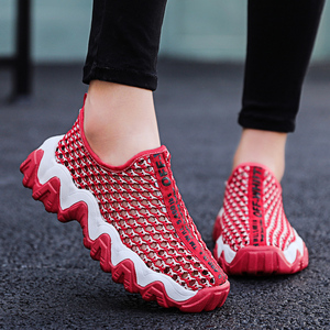 Baskets respirantes unies pour femmes toutes saisons, style marche antidérapant avec soutien stable, semelles en caoutchouc, usage quotidien - Product Image 6