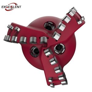 저렴한 가격 3 블레이드 날개 PDC 비트 8 1/2 인치 24 주요 치아 네 이빨 뒷줄 물 우물 바위 형성 드릴링 도구 - Product Image 3