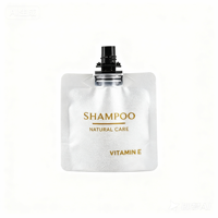 Sacs de voyage étanches personnalisés mini rechargeables avec bec verseur en plastique pour shampoing