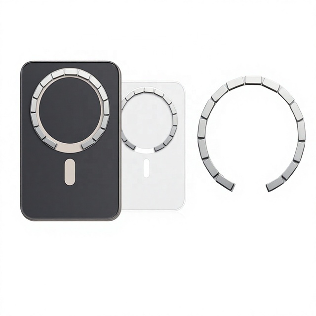 High Precision N52 Arc Sintered Neodymium Magnet OEMODM Custom Magnetic Ring for Phone Qi Wireless Charging Transmitter Receiver