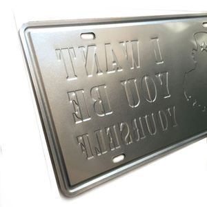 Placa de Matrícula de Coche con Logotipo Personalizado en Relieve, Placa de Matrícula de Aluminio Metálico de Recuerdo, Placas Decorativas para Automóviles al por Mayor - Product Image 4
