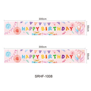Fournitures de décoration de fête, fournitures de fond de scène, décorations de fête, bannières, photos Joyeux <span class=keywords><strong>Anniversaire</strong></span> - Product Image 4