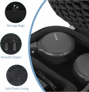 Kunden spezifische tragbare wasserdichte EVA Hard Shell Kopfhörer hülle für Sony WH-CH510/JBL Tune 510BT/660NC Kopfhörer