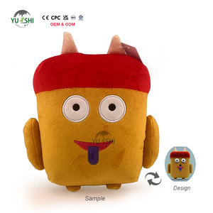Jouets en peluche personnalisés OEM ODM avec logo, monstres multi-yeux en coton, poupées mascottes, animaux en peluche pour cadeau d'enfant - Product Image 2