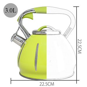 Teteras coreanas de acero inoxidable, acogedoras, sin electricidad, con silbato. - Product Image 2