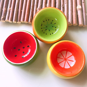 Toptan Hamster yiyecek kasesi sevimli tavşan yiyecek kasesi seramik kase Pet - Product Image 3