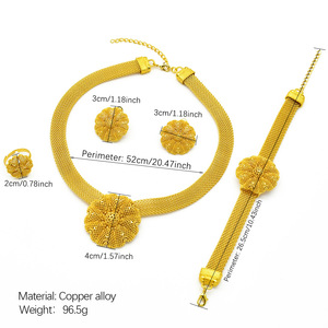 Boucles d'oreilles pendantes en or véritable 24 carats ZX Workmanship, bijoux fins de luxe, anti-ternissement, ensembles cadeaux pour femmes, marque - Product Image 5