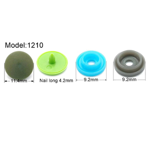 Boutons-pression en résine plastique T5 de 12 mm personnalisés, prix de gros, pour vêtements de bébé, accessoires de couture, sans nickel, durables - Product Image 6