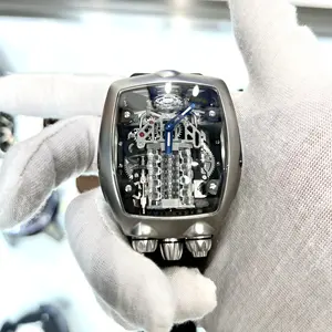 SANYIN Fashion Luxury Men's Business Watch Sapphire Mirror Blue Watch Automatic Movement Mechanical Wrist Watches