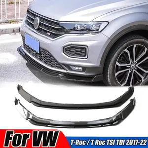 Spoiler inférieur de pare-chocs avant pour T-Roc / T TSI TDI 2017-2022, séparateur d'air, capot de protection, kit carrosserie - Product Image 1