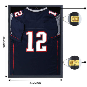 Solid Wood Jersey Storage Box Acrylic <b>Wall</b> Frame For Team E Sports Apparel <b>Display</b> <b>Case</b> 14 Years Up - Product Image 3