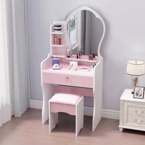 Dwoo Contemporary Bedroom Drawers Dresser Home Bedroom Furniture Multifunctional Small Apartment Makeup Mirror <strong>Table</strong> - Product Image 2
