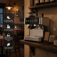 Fournisseur de machines à café, fabricant d'expresso OEM, conception personnalisée, équipement de brassage automatique pour la vente en gros internationale