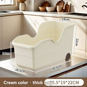 Best Selling Multi Functional Waterproof Modern Luxury Beige Plastic Kitchen <b>Storage</b> Cabinet Organizer <b>Box</b> Designed Efficiently - Product Image 6