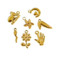 Pendentifs Breloques Étoile de Mer et Coquillage en Acier Inoxydable Plaqué Or 14K, Anti-ternissement, Étanche, Accessoires de Fabrication de Bijoux DIY, Style Océan