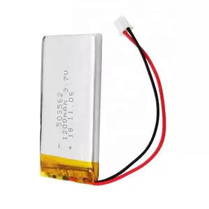 SUN EASE 1200Mah Tùy Chỉnh Lipo Pin Dây Đeo 3.7Volt 503562 5.0*35*62 Mét Với PCM Và Dây Li Ion Pin 3.7V 1200Mah